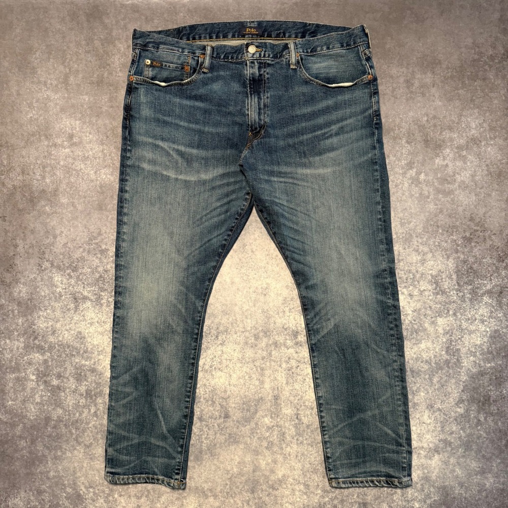Polo Ralph Lauren Sullivan Slim Jeans Mens 38x30 Medium Wash Blue Denim Stretch